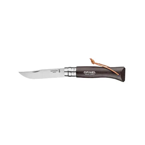 Couteau de poche Opinel Tradition Baroudeur N°08 – Noir brun  NYCTALOPE  