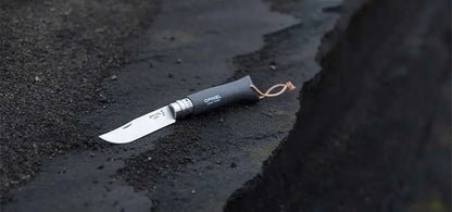 Couteau de poche Opinel Tradition Baroudeur N°08 – Noir brun  NYCTALOPE  