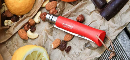 Couteau de poche Opinel Tradition  Baroudeur N°08 – Rouge  NYCTALOPE  