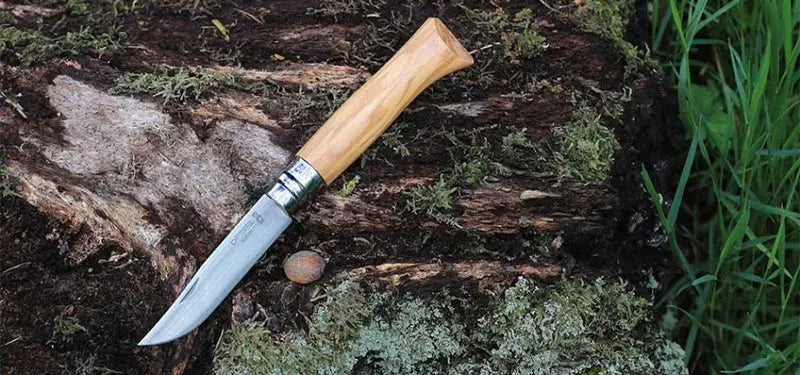 Couteau de poche Opinel Tradition Luxe Inox N°09 – Olivier  NYCTALOPE  