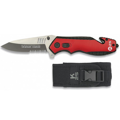 Couteau pliant tactique de poche K25 19704  NYCTALOPE  