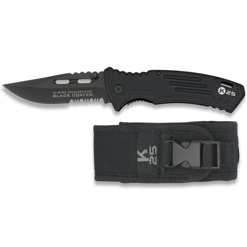 Couteau pliant tactique de poche K25 19763  NYCTALOPE  