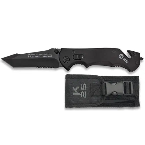 Couteau pliant tactique K25 19127  NYCTALOPE  