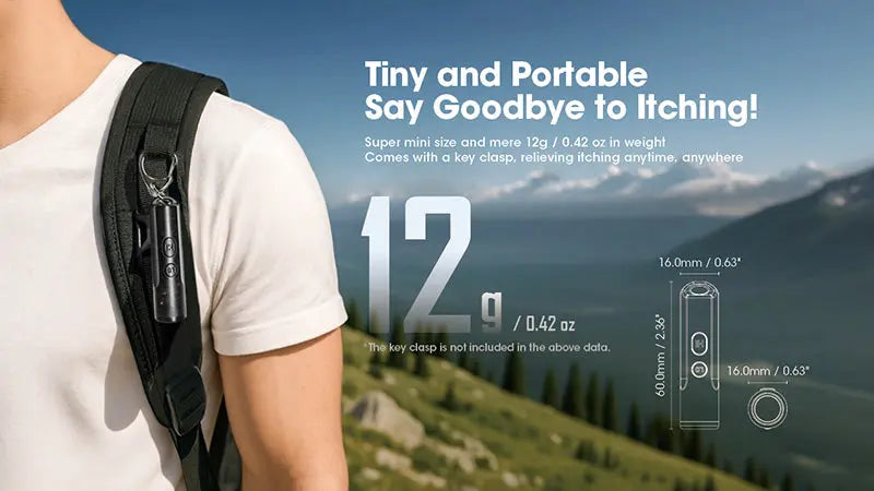 Dispositif Anti-démangeaisons Nitecore Bite Healer 10 - Soulagement immédiat des piqûres - Sans produits chimiques - Technologie thermique - Rechargeable USB-C - NYCTALOPE