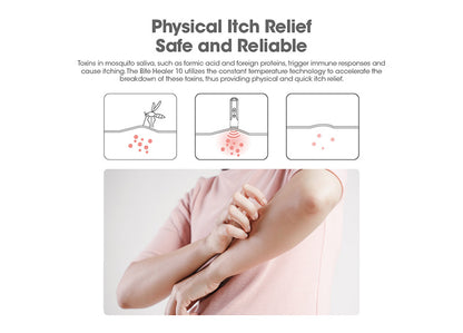 Dispositif Anti-démangeaisons Nitecore Bite Healer 10 - Soulagement immédiat des piqûres - Sans produits chimiques - Technologie thermique - Rechargeable USB-C