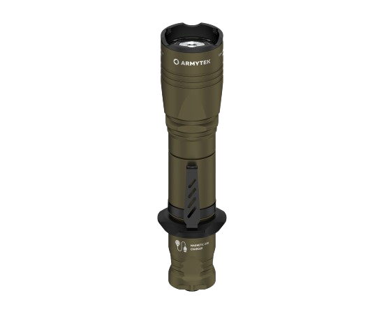 Lampe Torche Armytek Dobermann Pro OLIVE Magnet USB – 1400 Lumens - WARM  NYCTALOPE  