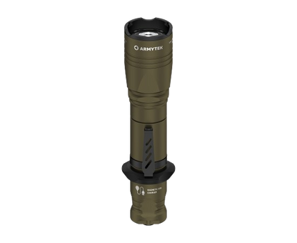 Lampe Torche Armytek Dobermann Pro OLIVE Magnet USB – 1400 Lumens - WARM  NYCTALOPE  