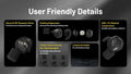 Ecouteur Bluetooth à annulation de bruit Nitecore NE20  NYCTALOPE  