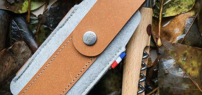 Étui outdoor L Opinel pour couteaux de poche N°09,N°10, N°08 Champignon et N°10 Tire-bouchon Décapsuleur  NYCTALOPE  