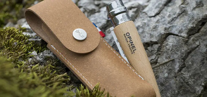 Étui simple Opinel pour couteaux de poche N°07, N°08, N°09, Effilés 8 et 10.  NYCTALOPE  