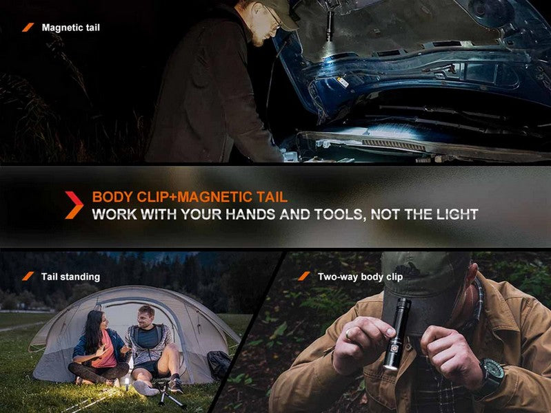 Lampe Torche Fenix E28R V2.0 - 1700 Lumens - Rechargeable USB-C  NYCTALOPE  