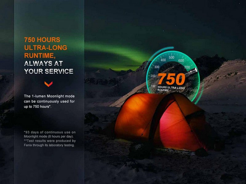 Lampe Torche Fenix LD30R - 1700Lumens - Compacte rechargeable  NYCTALOPE  