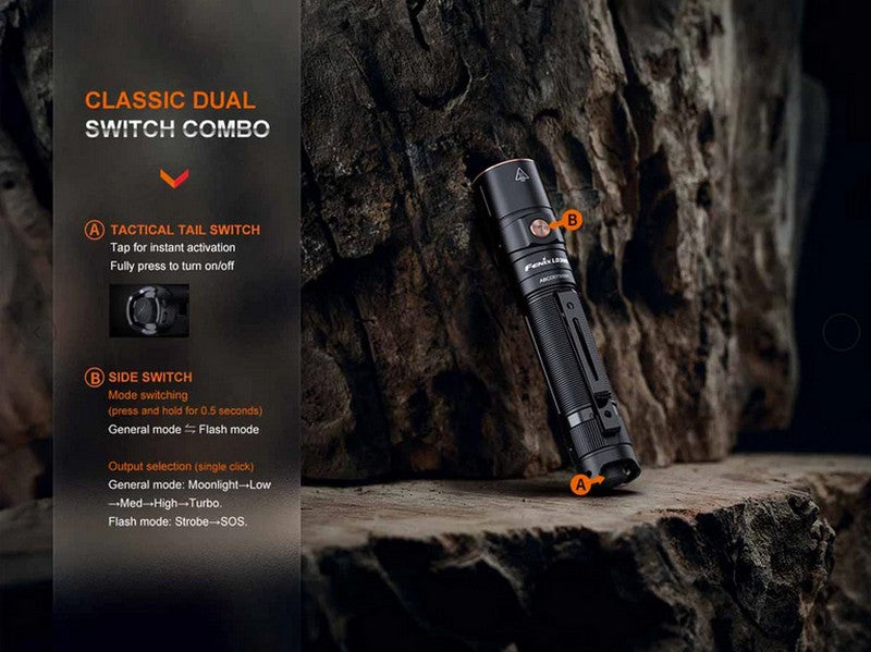 Lampe Torche Fenix LD30R - 1700Lumens - Compacte rechargeable  NYCTALOPE  