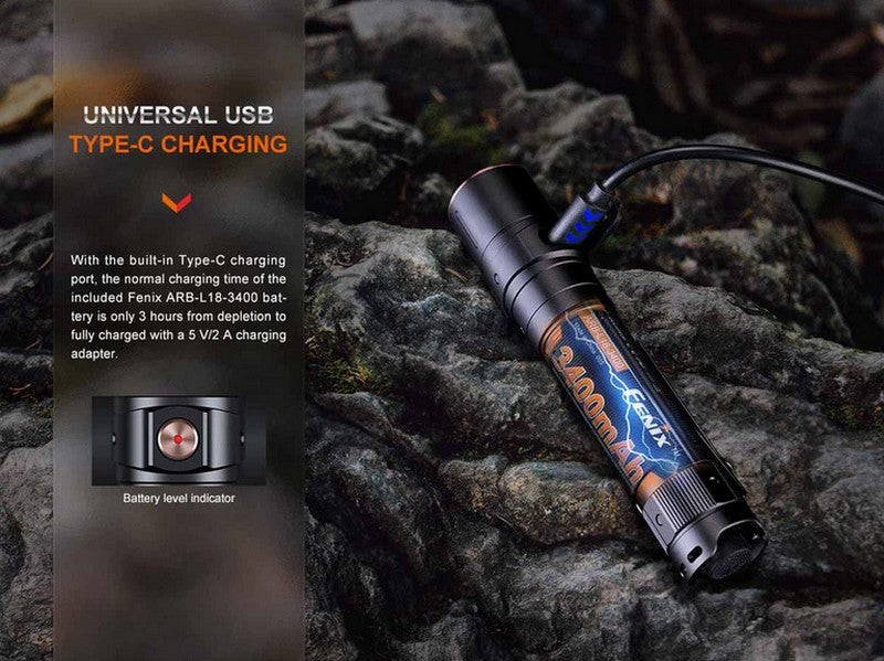 Lampe Torche Fenix LD30R - 1700Lumens - Compacte rechargeable  NYCTALOPE  