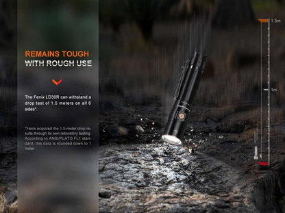 Lampe Torche Fenix LD30R - 1700Lumens - Compacte rechargeable  NYCTALOPE  