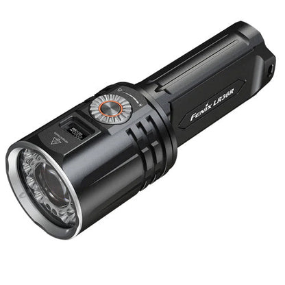 Lampe Torche Laser Fenix LR36R - 10000 Lumens LED + 350 Lumens LEP - Longue portée 1260 mètres  NYCTALOPE  