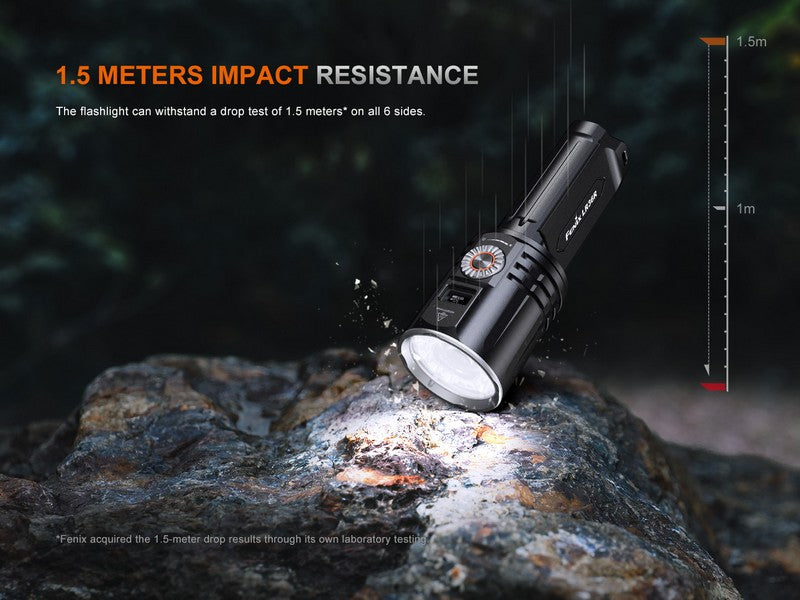 Lampe Torche Laser Fenix LR36R - 10000 Lumens LED + 350 Lumens LEP - Longue portée 1260 mètres