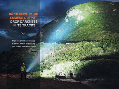 Lampe Torche Fenix LR60R - 21000 lumens - rechargeable fonction powerbank  NYCTALOPE  