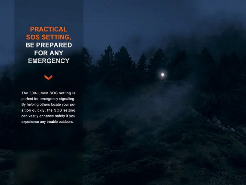 Lampe Torche Fenix LR60R - 21000 lumens - rechargeable fonction powerbank  NYCTALOPE  