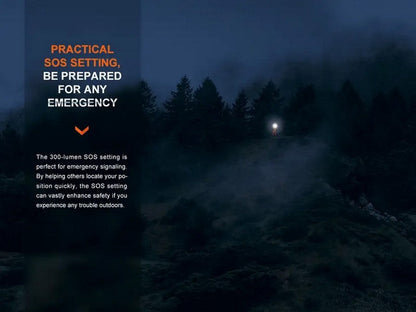 Lampe Torche Fenix LR60R - 21000 lumens - rechargeable fonction powerbank  NYCTALOPE  