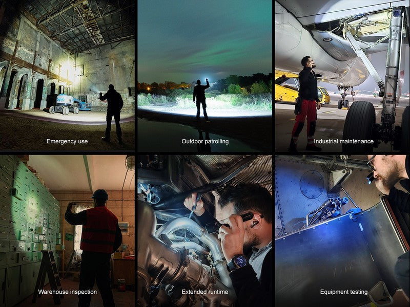 Lampe Torche multifonction Fenix WF25RM – 3000 Lumens rechargeable avec support de charge  NYCTALOPE  