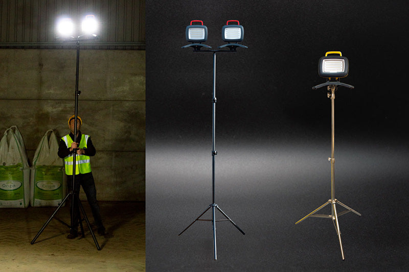 Lampe de travail projecteur rechargeable Nightsearcher Galaxy Pro 6K - 6000 lumens - NYCTALOPE