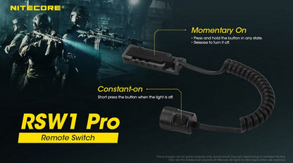 Interrupteur déporté Nitecore RSW1 PRO pour MH12 PRO et MH25 PRO  NYCTALOPE  