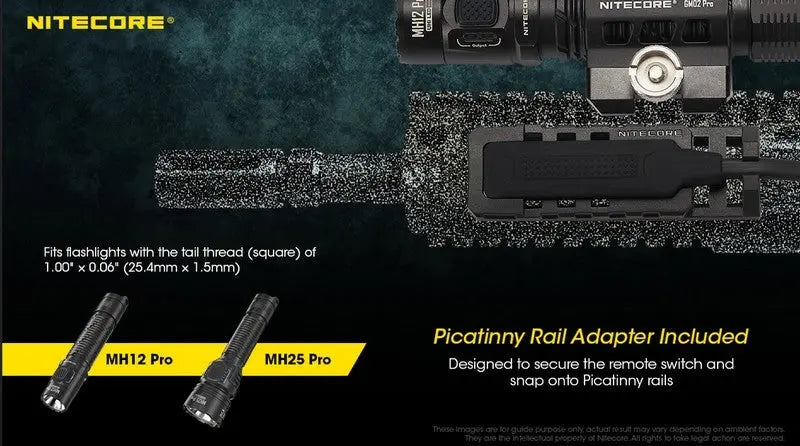 Interrupteur déporté Nitecore RSW1 PRO pour MH12 PRO et MH25 PRO  NYCTALOPE  