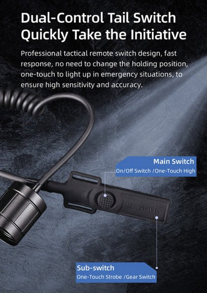Interrupteur tactique Klarus TRP1 pour lampe XT12GT PRO et XT21X PRO  NYCTALOPE  