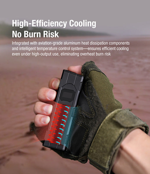 Lampe Torche FlatTac Klarus X2 - 3000Lumens rechargeable USB-C - Ultra fine Klarus