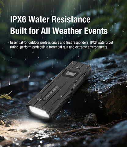 Lampe Torche FlatTac Klarus X2 - 3000Lumens rechargeable USB-C - Ultra fine  NYCTALOPE  