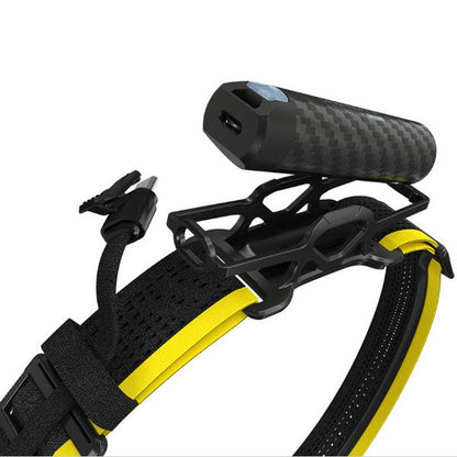 Kit batterie externe en carbone C6K pour frontale Nitecore NU27, NU40, NU43, NU45, NU50, HC65UE, HC60  NYCTALOPE  