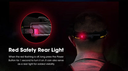 Kit batterie externe en carbone C6K pour frontale Nitecore NU27, NU40, NU43, NU45, NU50, HC65UE, HC60  NYCTALOPE  