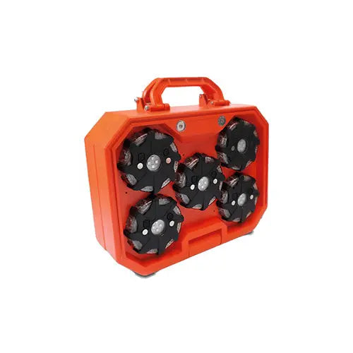 Kit d'éclairage à 360° de sécurité Nightsearcher Pulsar NavStar rechargeable - Lot de 10 feux LED - NYCTALOPE