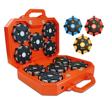 Kit d'éclairage à 360° de sécurité Nightsearcher Pulsar NavStar rechargeable - Lot de 10 feux LED