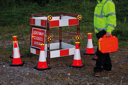 Kit d'éclairage à 360° de sécurité Nightsearcher Pulsar NavStar rechargeable - Lot de 10 feux LED