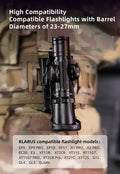 Klarus AH3 Etui Holster à tirage rapide pour lampe XT11S, XT11GT Pro, XT12S, XT21C  NYCTALOPE  