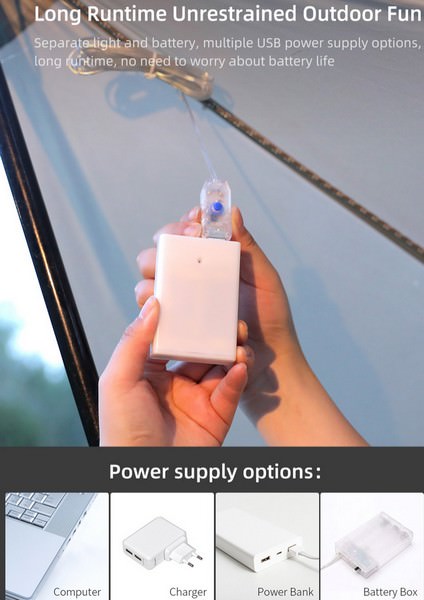 Guirlande Lumineuse Klarus CL6 Warm/White ou multicolore éclairage évènementiel  NYCTALOPE  