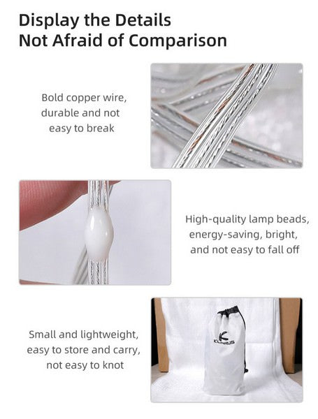 Guirlande Lumineuse Klarus CL6 Warm/White ou multicolore éclairage évènementiel  NYCTALOPE  