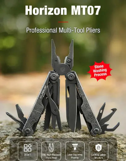Klarus MT07 Horizon Noir  - Pince multifonction multitool 20-en-1