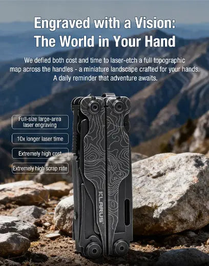Klarus MT07 Horizon Noir  - Pince multifonction multitool 20-en-1
