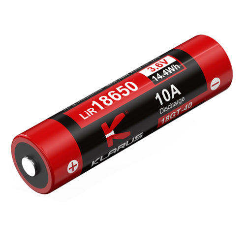 Batterie Klarus 18GT-40 18650 4000mAh protégée - autonomie prolongée  NYCTALOPE  