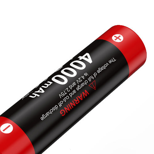 Batterie Klarus 18GT-40 18650 4000mAh protégée - autonomie prolongée  NYCTALOPE  