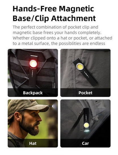 Lampe de poche de travail Klarus E5 - 470 Lumens  NYCTALOPE  