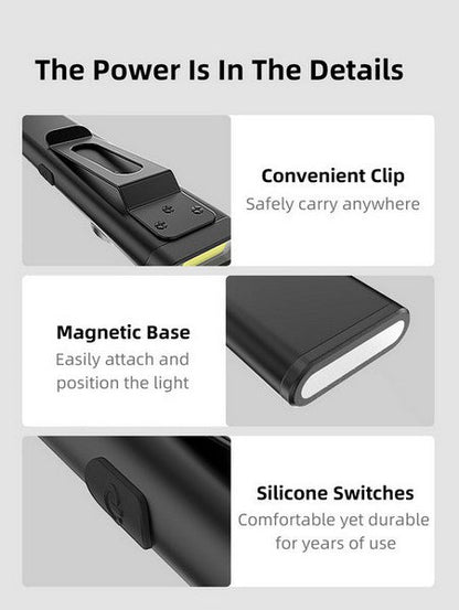 Lampe de poche de travail Klarus E5 - 470 Lumens  NYCTALOPE  