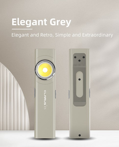 Lampe de poche de travail Klarus E5 - 470 Lumens  NYCTALOPE  