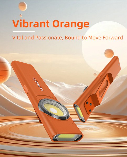 Lampe de poche de travail Klarus E5 - 470 Lumens  NYCTALOPE  