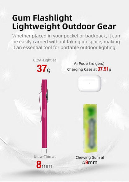 Lampe de poche de travail Klarus E5 - 470 Lumens  NYCTALOPE  