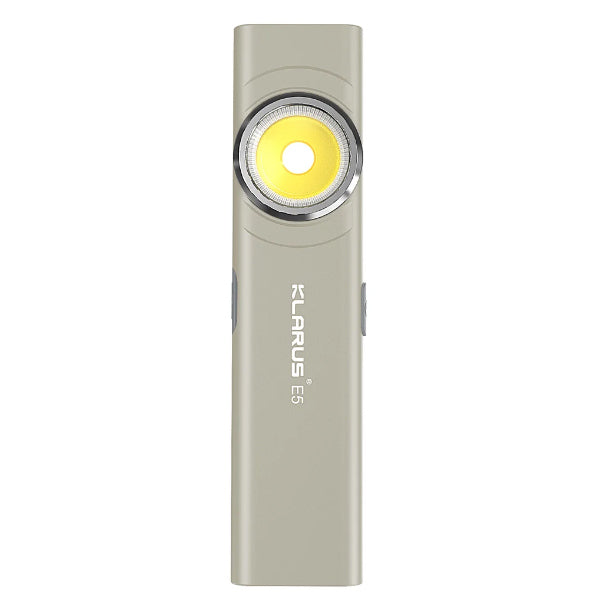 Lampe de poche de travail Klarus E5 - 470 Lumens  NYCTALOPE  