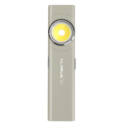 Lampe de poche de travail Klarus E5 - 470 Lumens  NYCTALOPE  